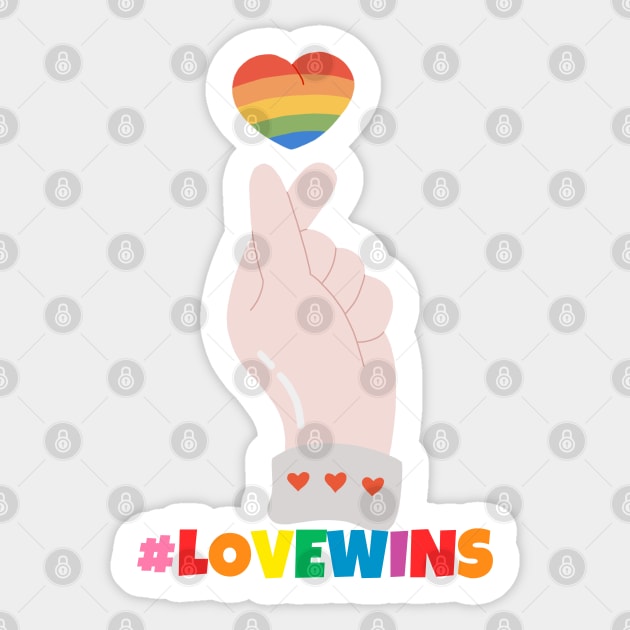 Love Wins Sticker by ricricswert